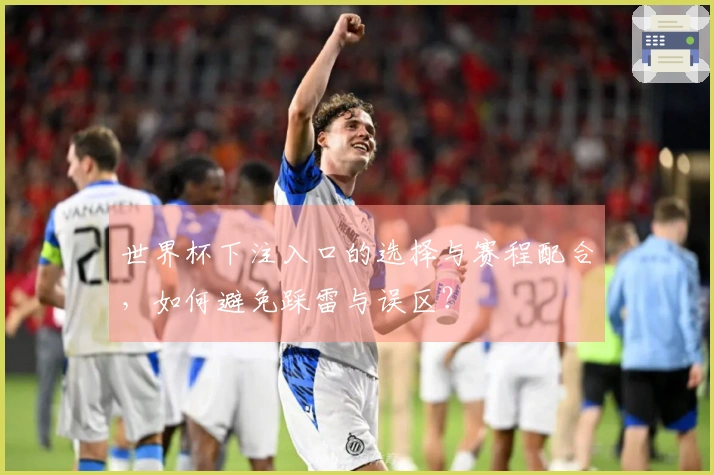世界杯下注入口的选择与赛程配合，如何避免踩雷与误区？